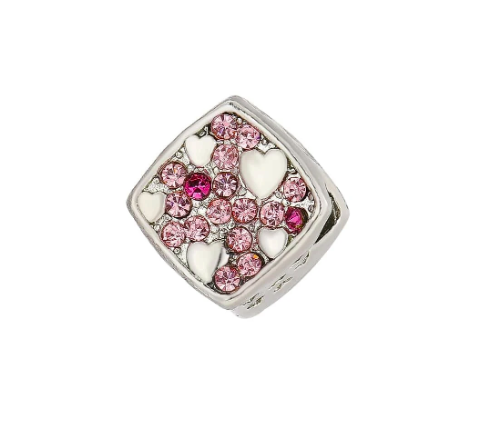Charm Dado con Corazones