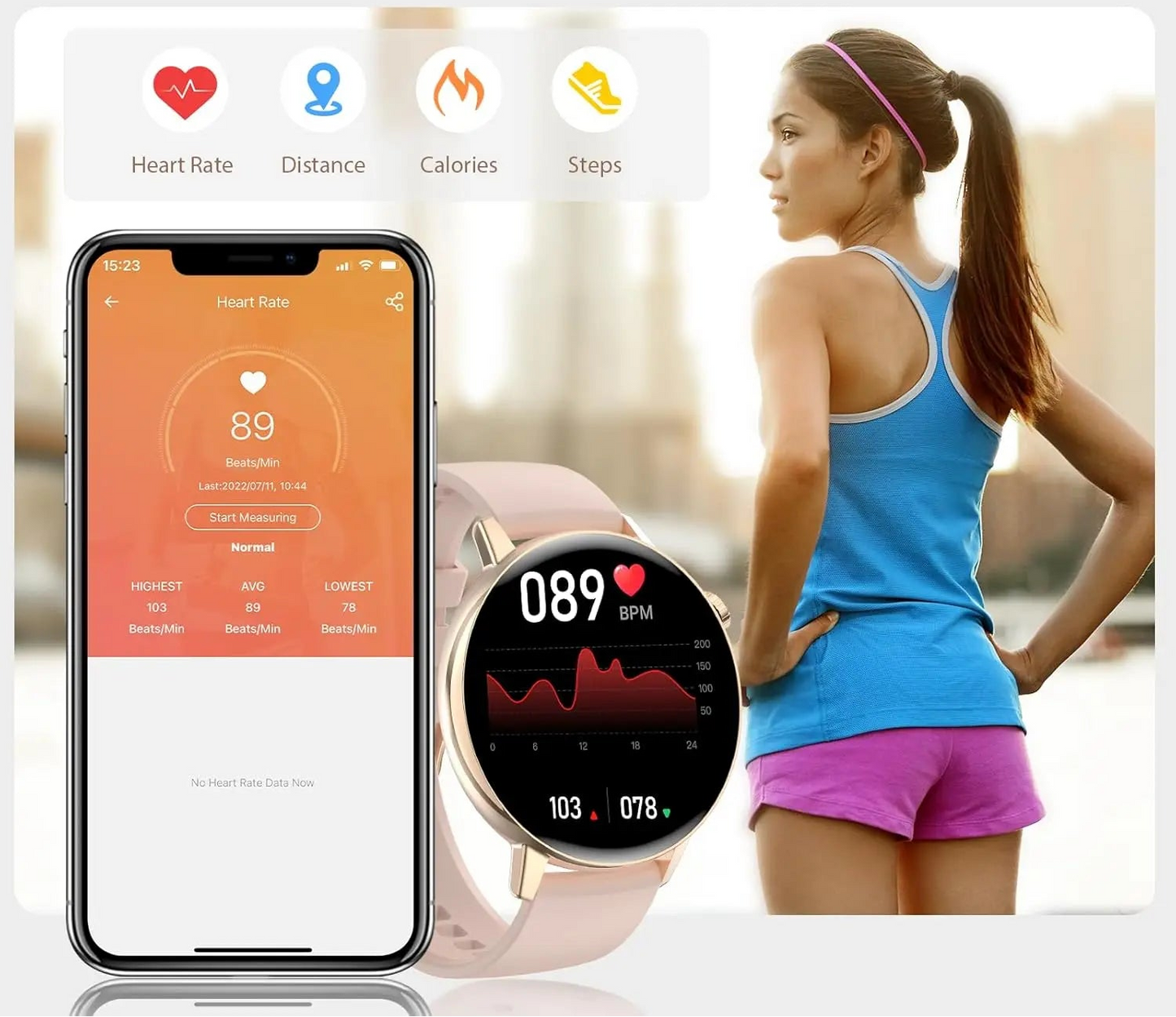 Smartwatch Elegance Mujer