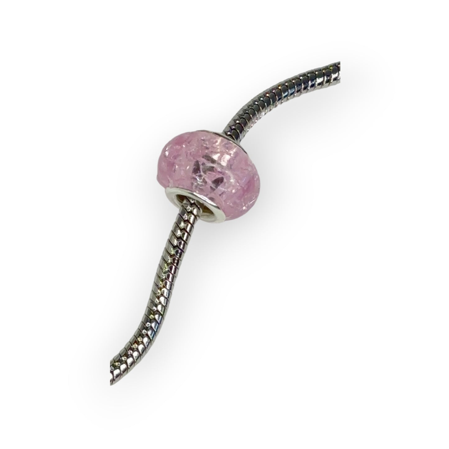 Charm esfera cristal rosa