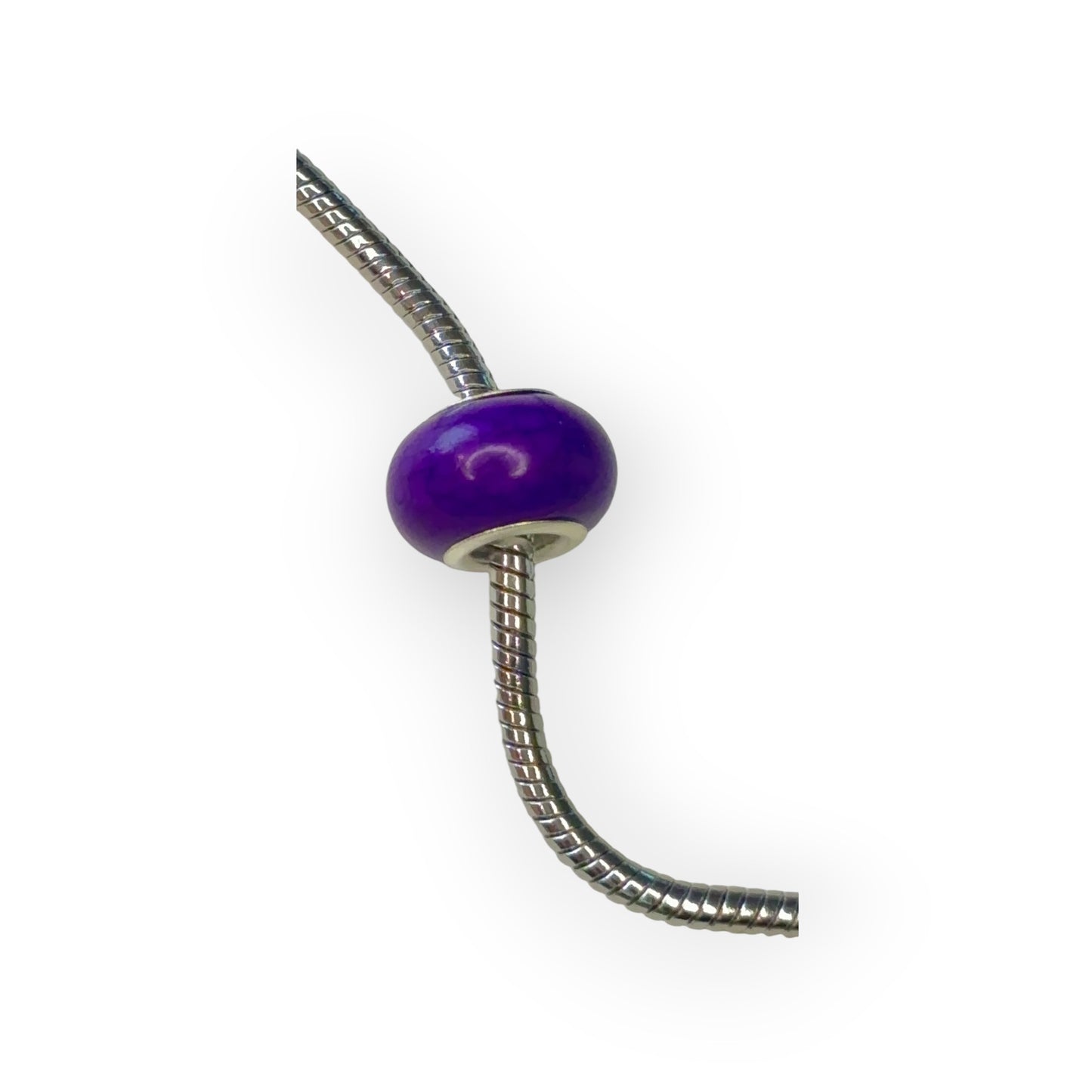 Charm esfera efecto grietas morada
