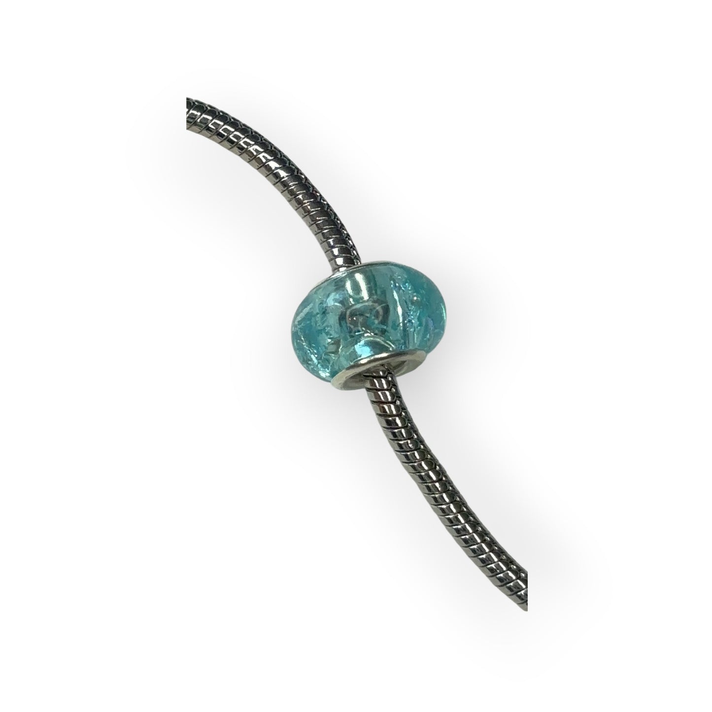 Charm esfera cristal cian