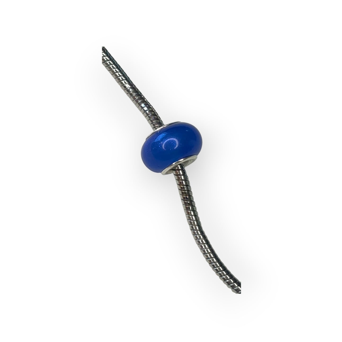 Charm esfera azul oscuro opaco
