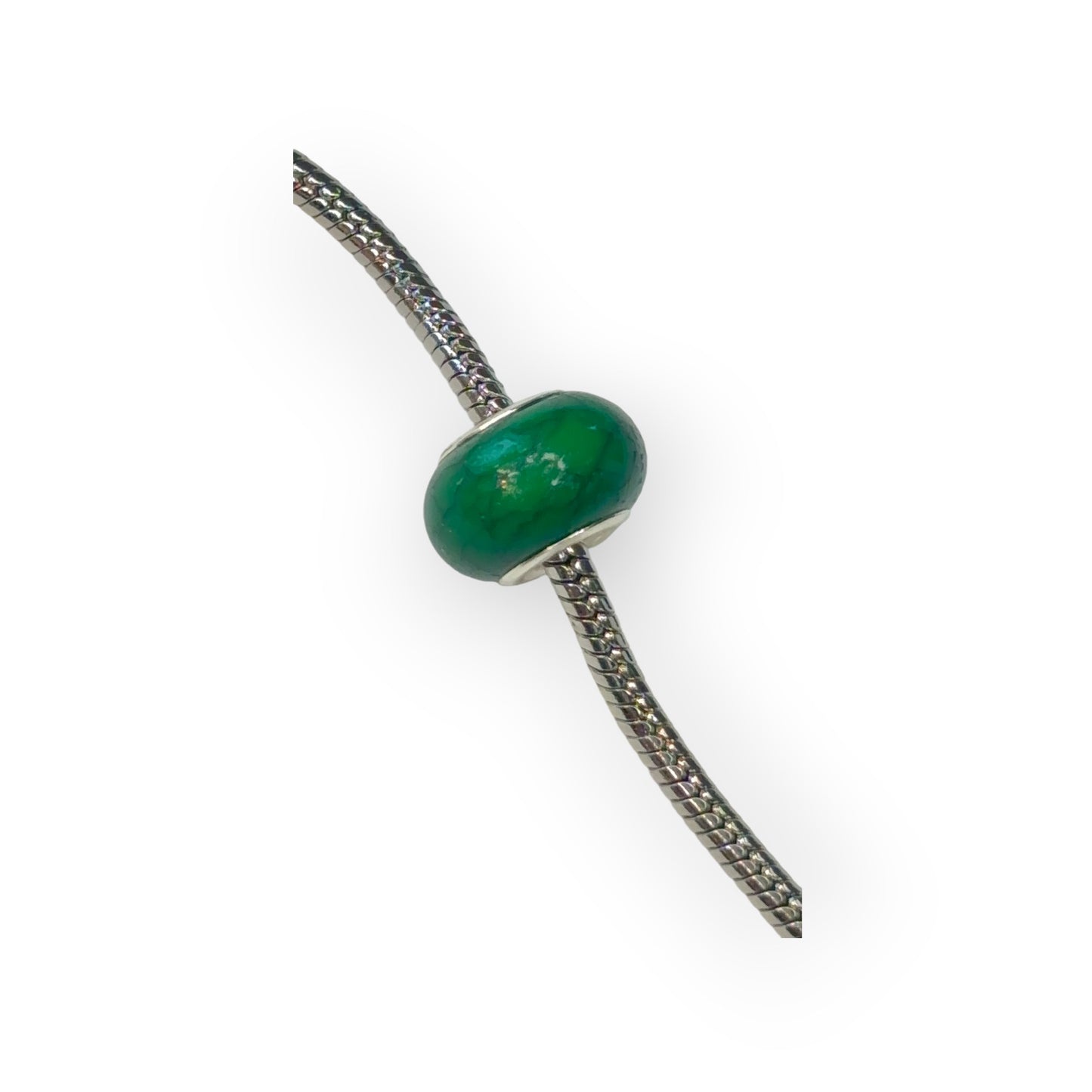 Charm esfera efecto piel de serpiente mate