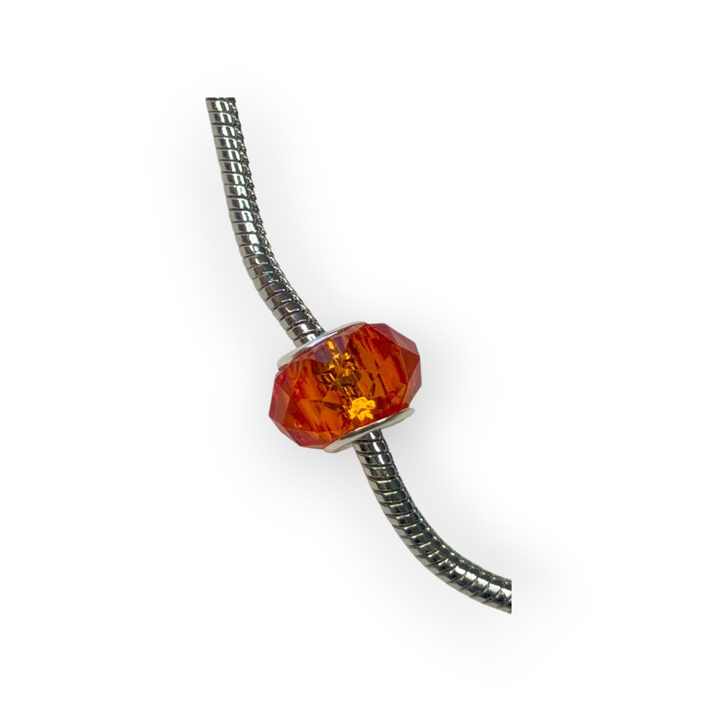 Charm esfera crital naranja