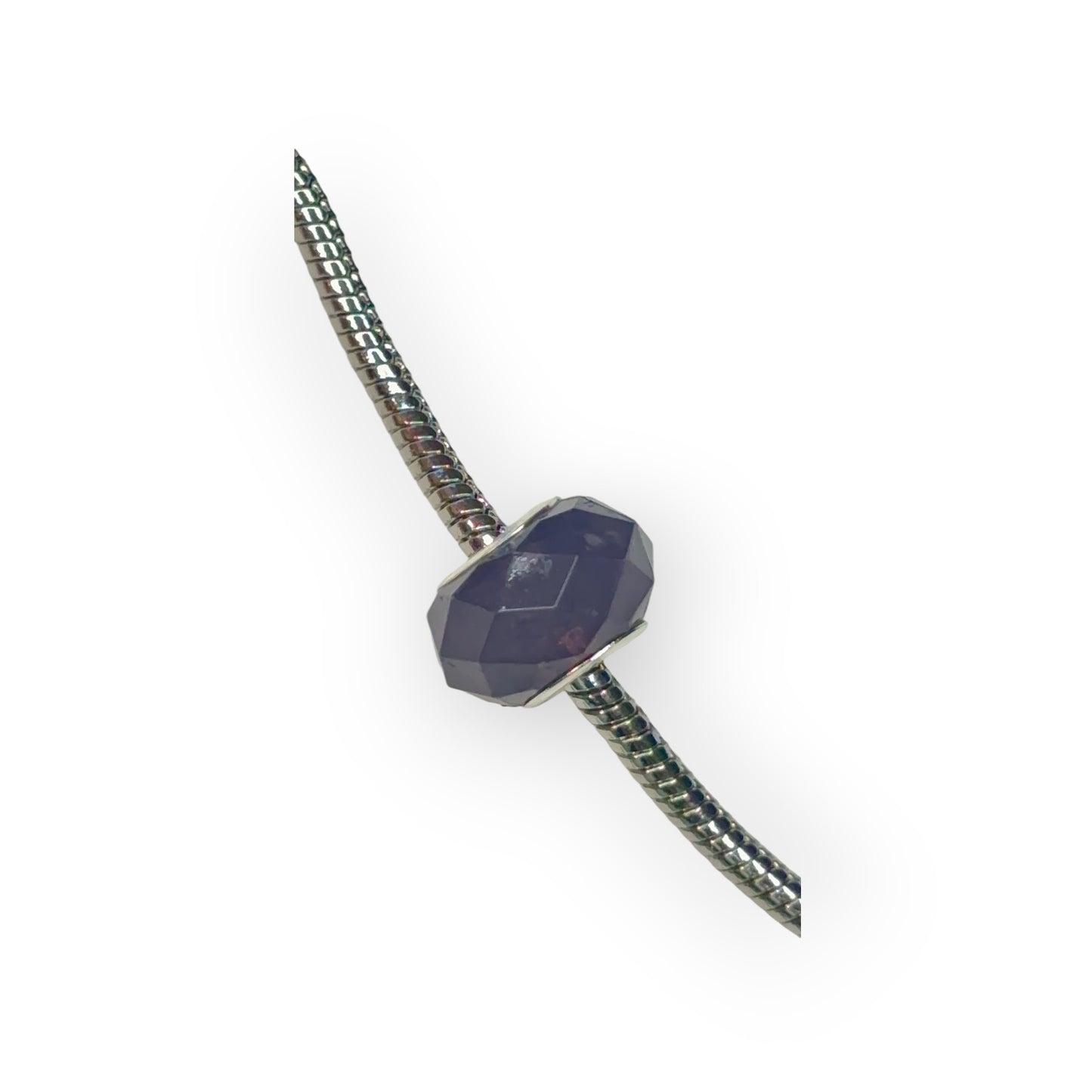 Charm esfera cristal morado indigo opaco