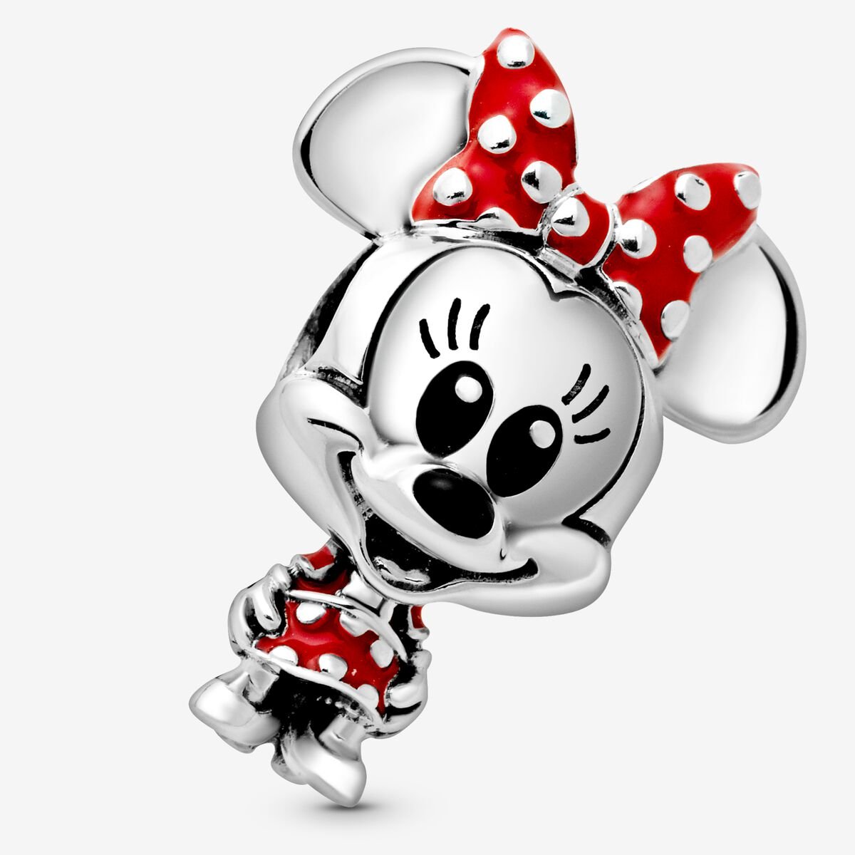 Charm Minnie Mouse con Lazo Rojo