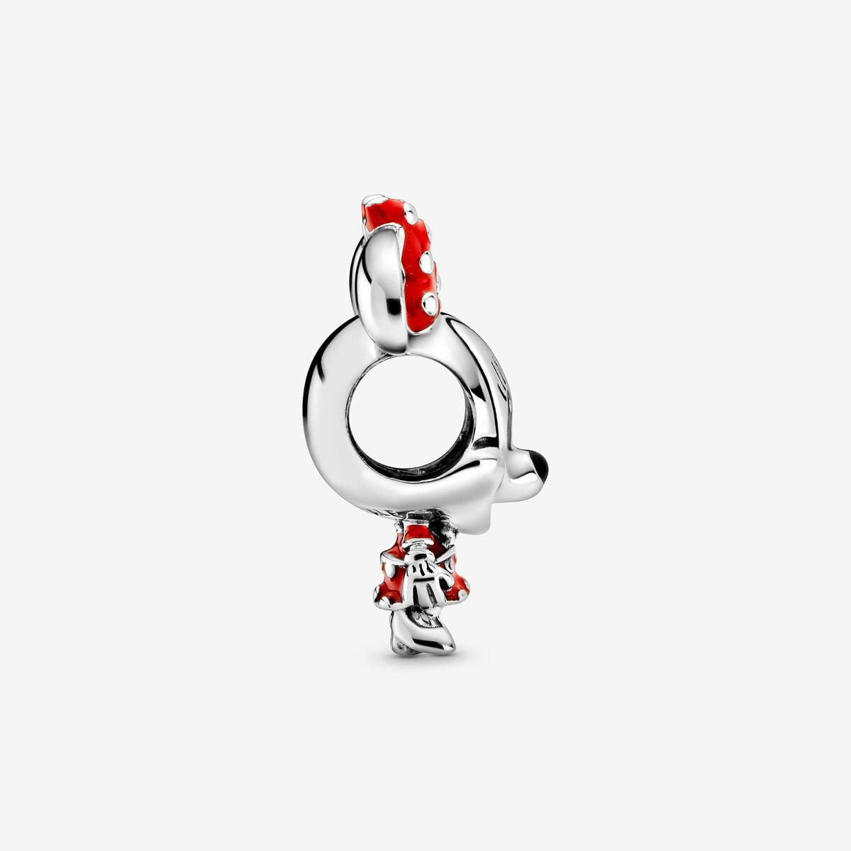 Charm Minnie Mouse con Lazo Rojo