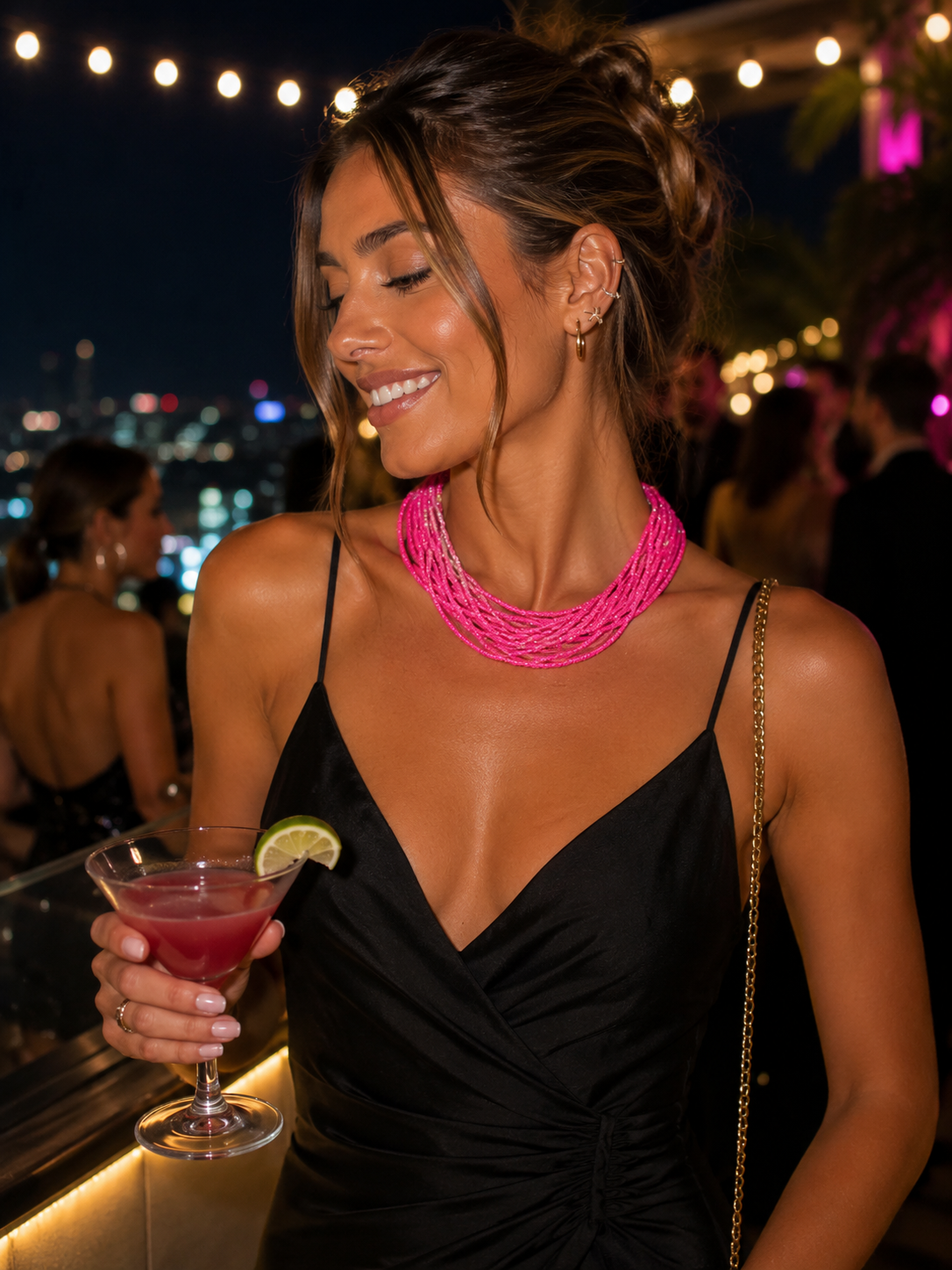 Collar Multicuentas Color Luxe