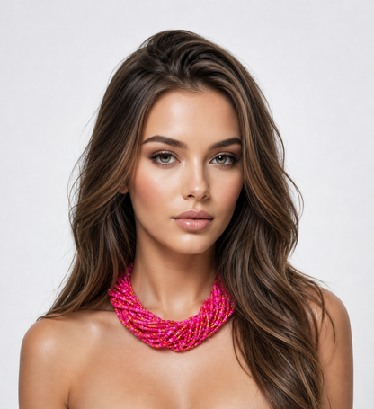 Collar Multicuentas Color Luxe