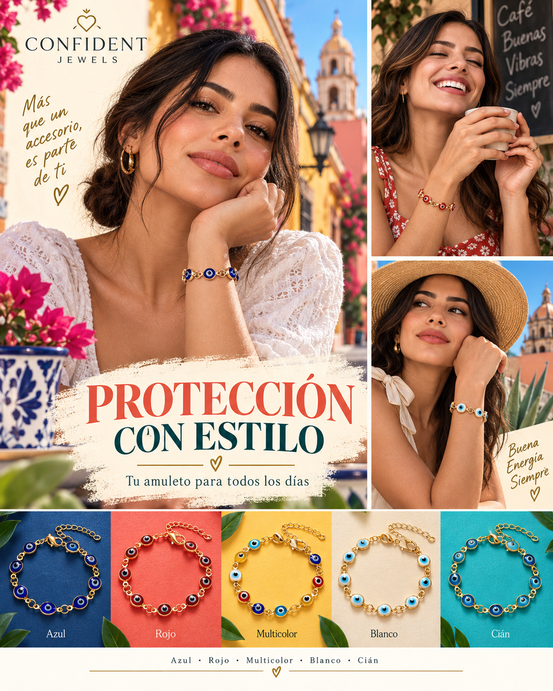 Pulsera Amuleto – Tu Protección contra el Mal de Ojo