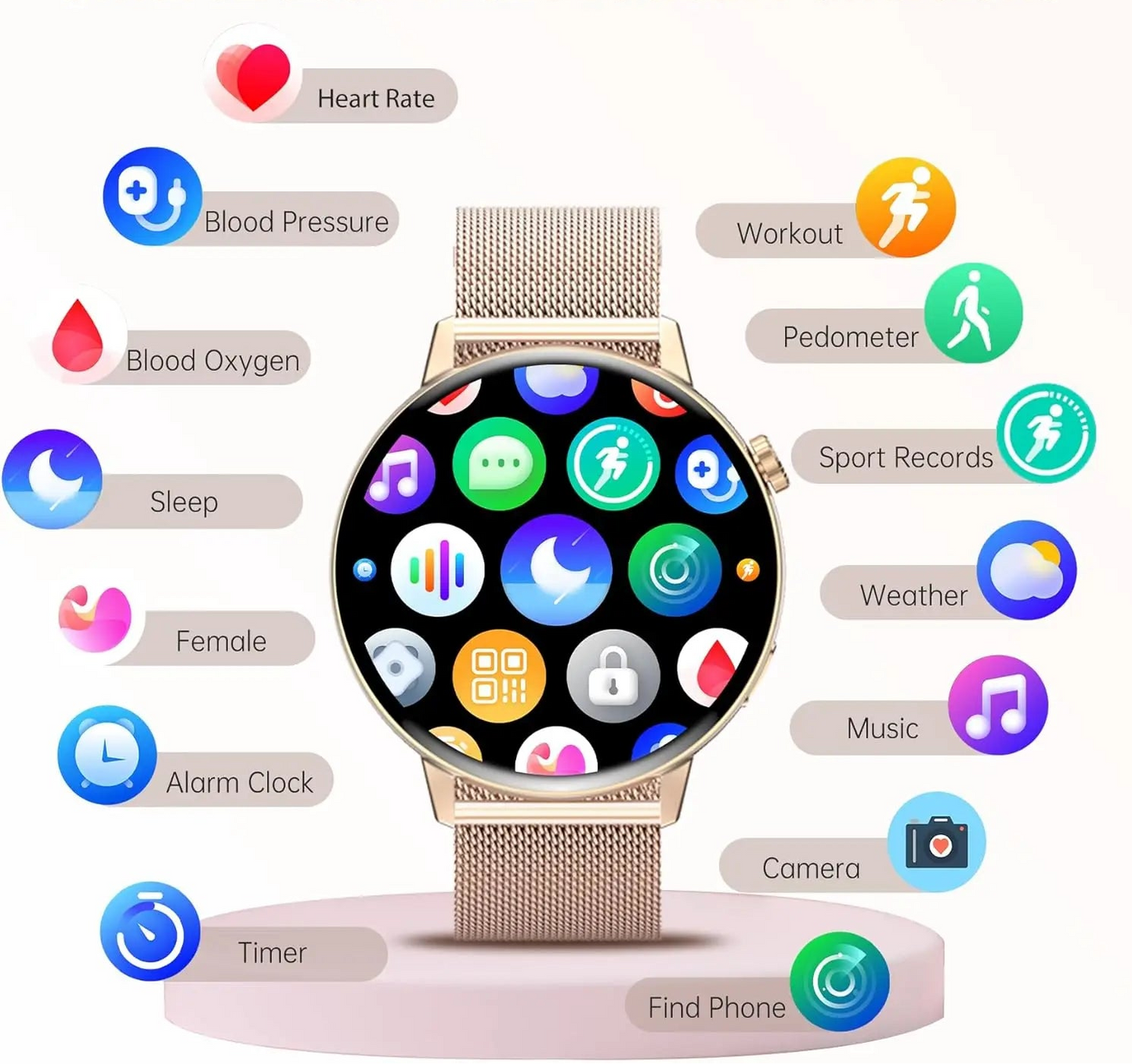 Smartwatch Elegance Mujer