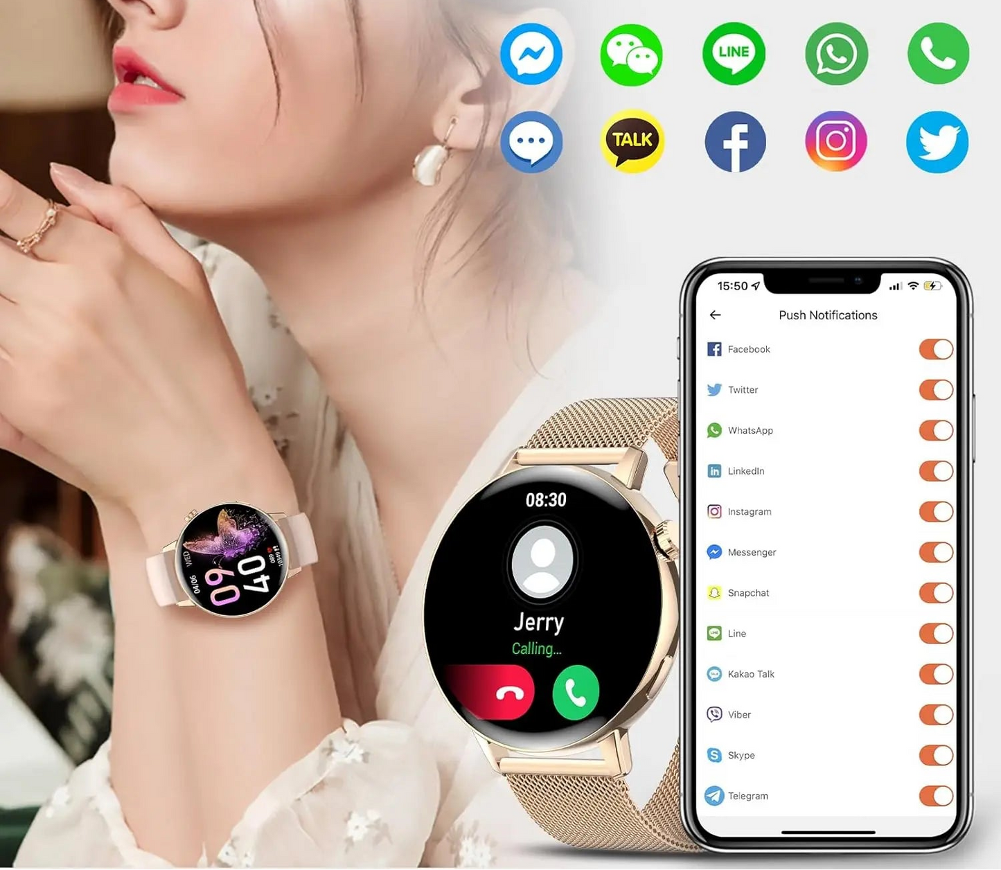 Smartwatch Elegance Mujer