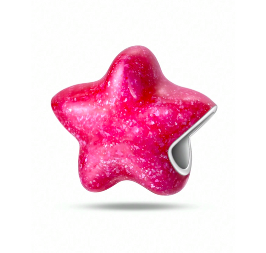 Charm Estrella Rosa