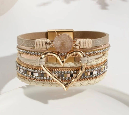 Brazalete Golden Heart