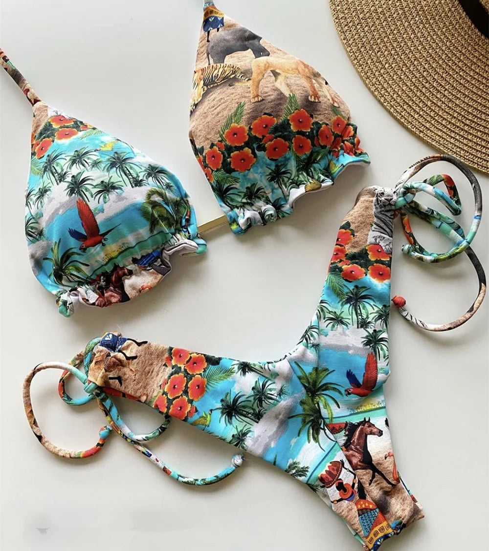 Bikini Sexy Estampado Exclusivo