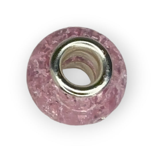 Charm esfera cristal rosa
