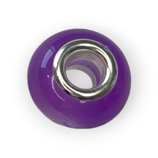 Charm esfera morada opaca