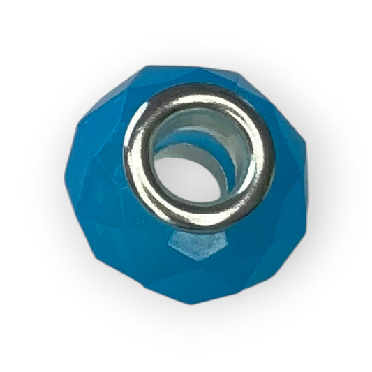 Charm esfera azul claro opaco