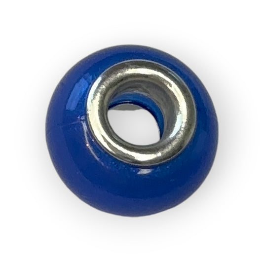 Charm esfera azul oscuro opaco