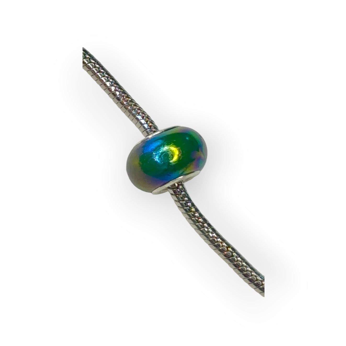 Charm esfera verde camaleón