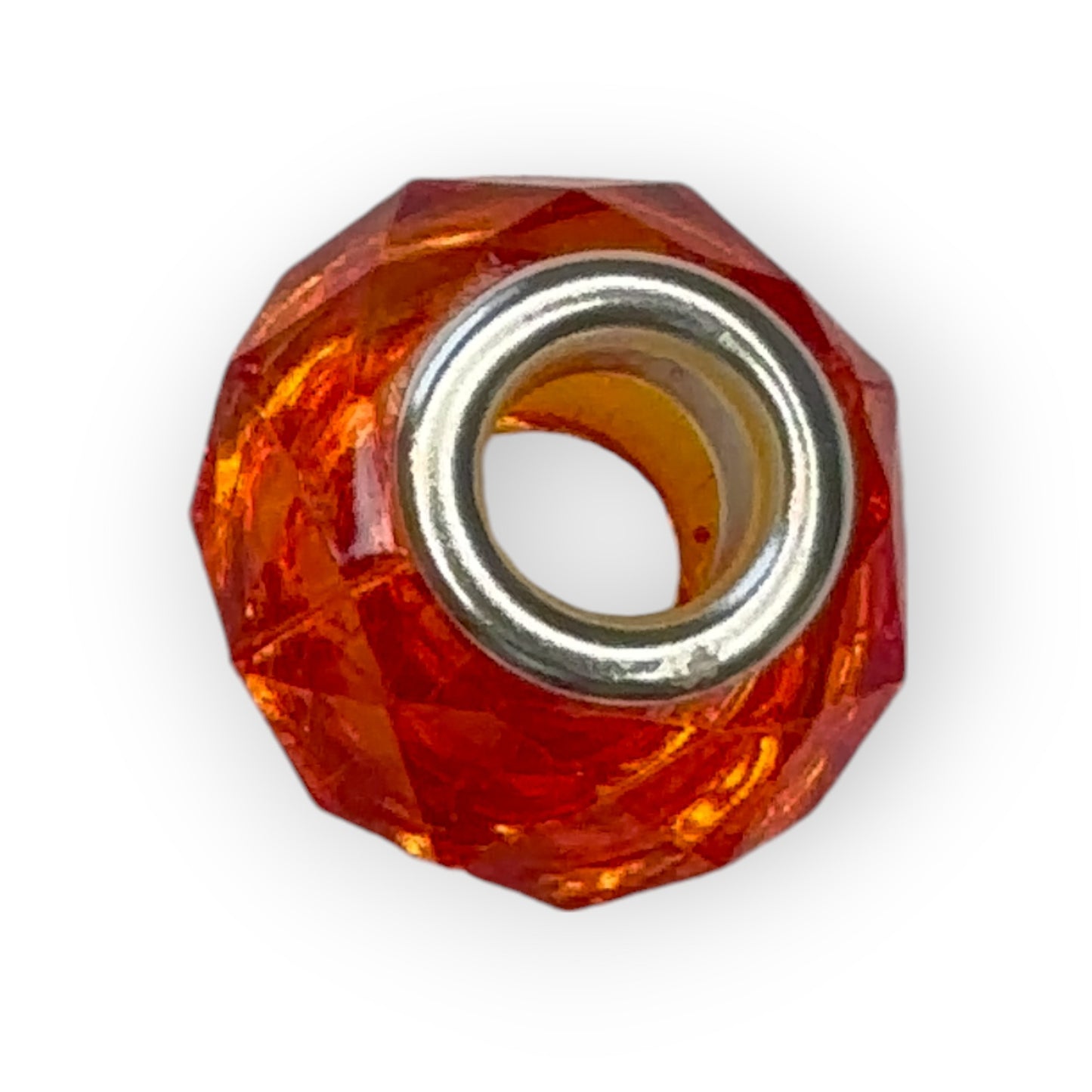 Charm esfera crital naranja