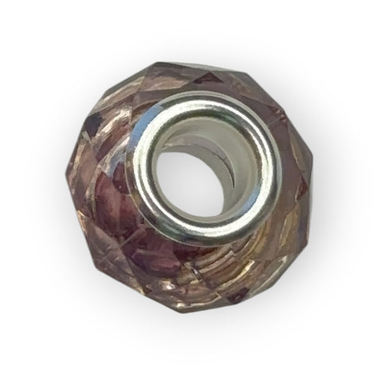 Charm esfera cristal burdeos