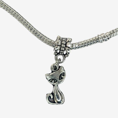 Charm Gatito Estilo Retro