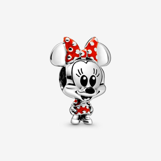 Charm Minnie Mouse con Lazo Rojo
