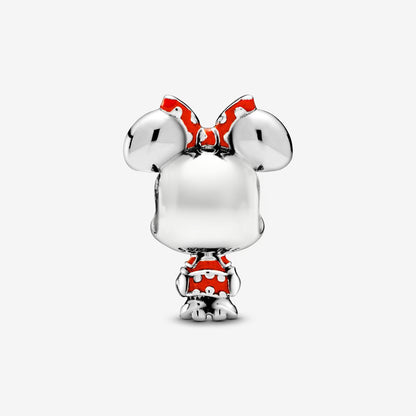 Charm Minnie Mouse con Lazo Rojo