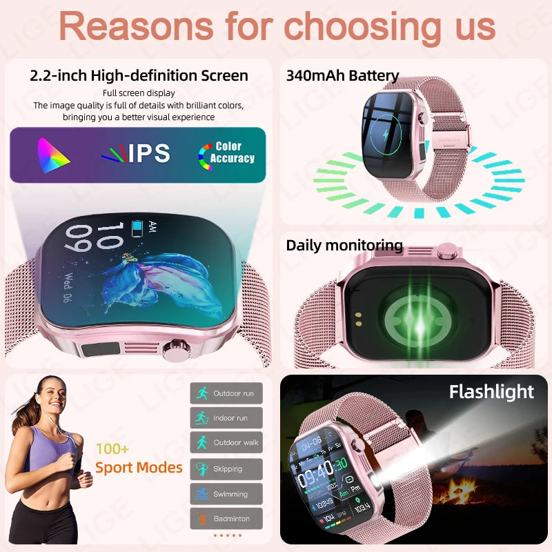Elegance AMOLED Smartwatch Unisex