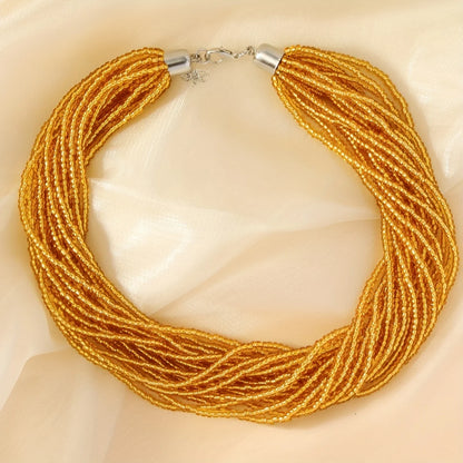 Collar Multicuentas Color Luxe