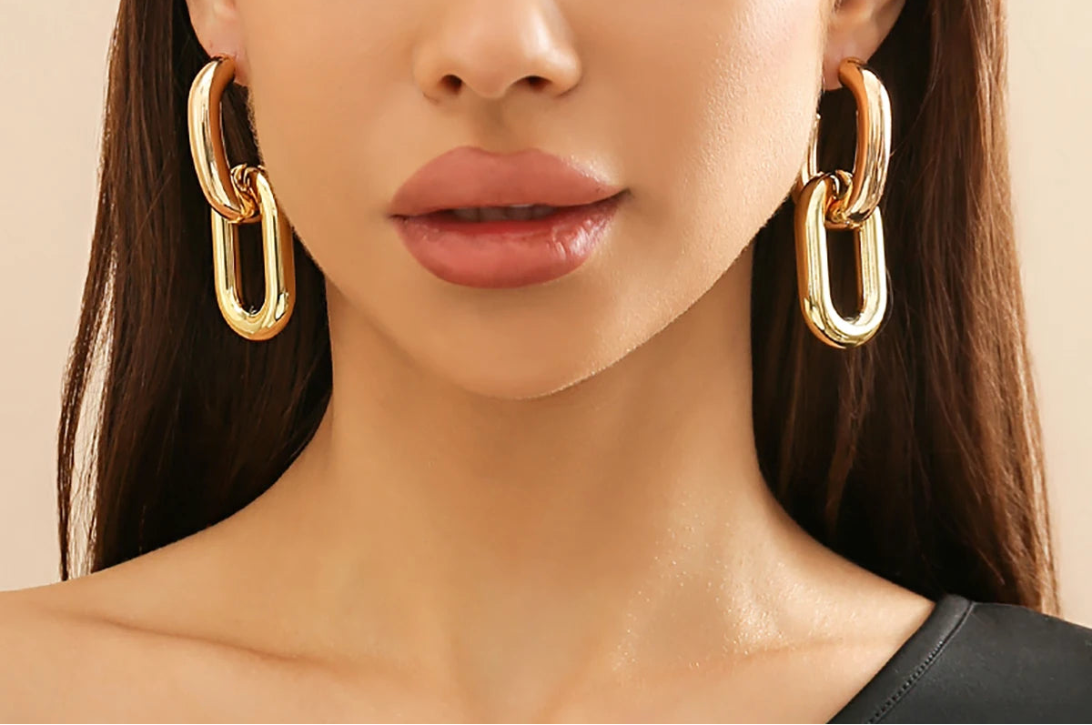 Pendientes Oval Luxe