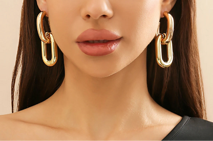 Pendientes Oval Luxe