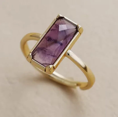 Anillos con piedras naturales