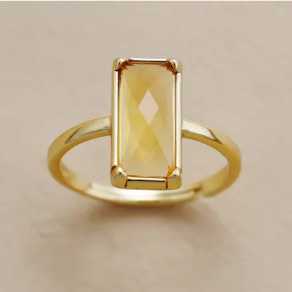 Anillos con piedras naturales