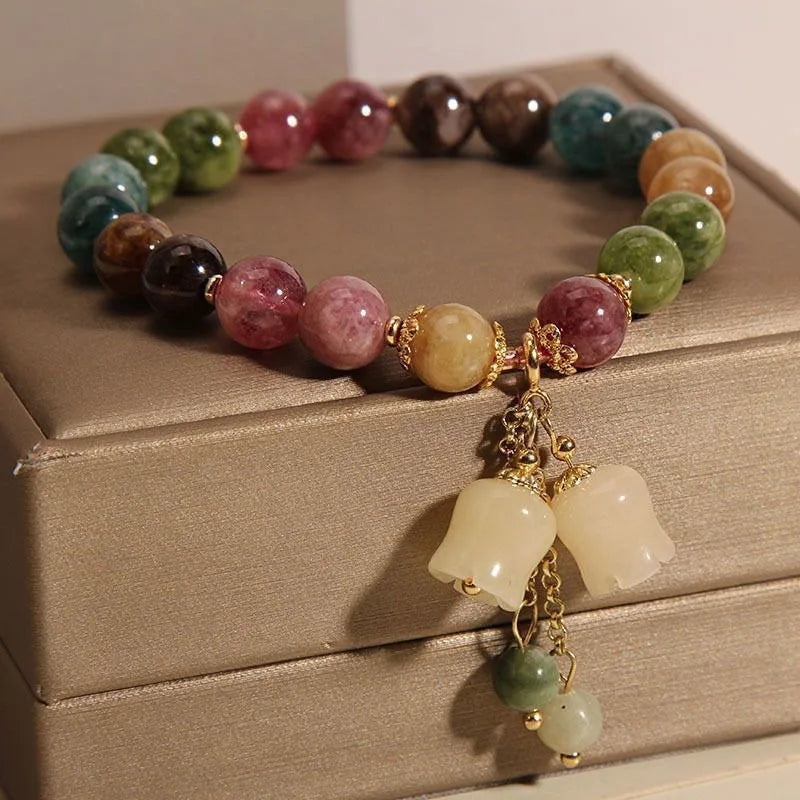 Pulsera Energética de Turmalina Natural