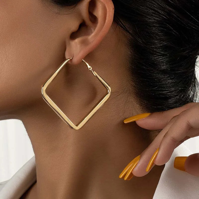 Pendientes Geométricos Diamond Chic