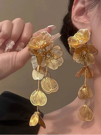 Pendientes Florales Elegantes