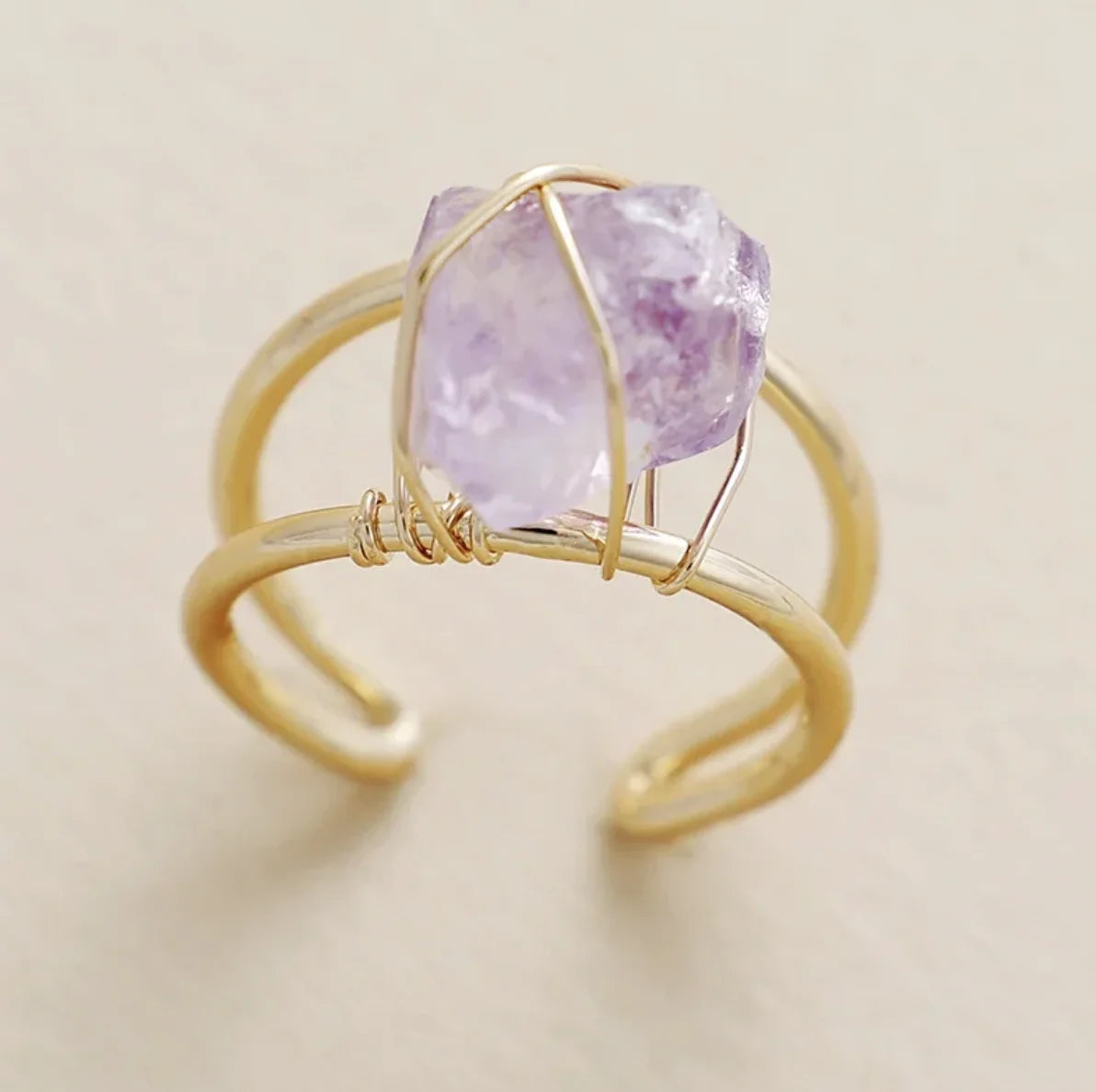 Anillos con piedras naturales