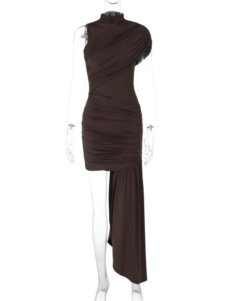 Vestido ajustado elegante sin mangas