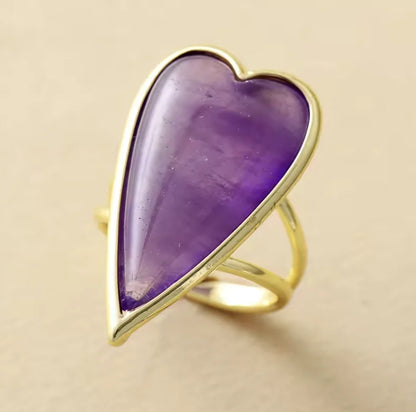 Anillos con piedras naturales