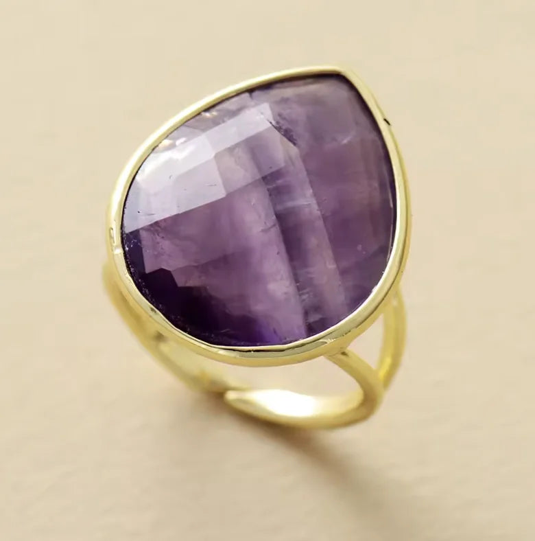 Anillos con piedras naturales