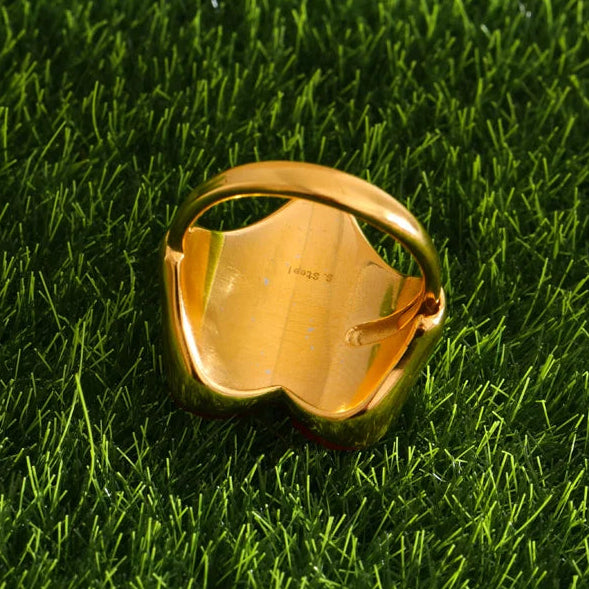 Anillo Corazón Rubí