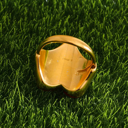 Anillo Corazón Rubí