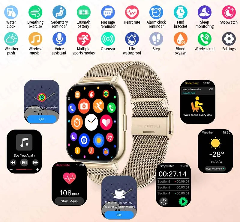 Smartwatch Unisex Pro