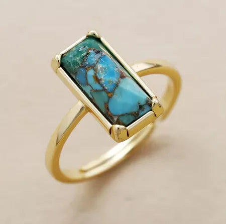 Anillos con piedras naturales