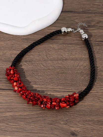 Collar Boho Brillo Artesanal
