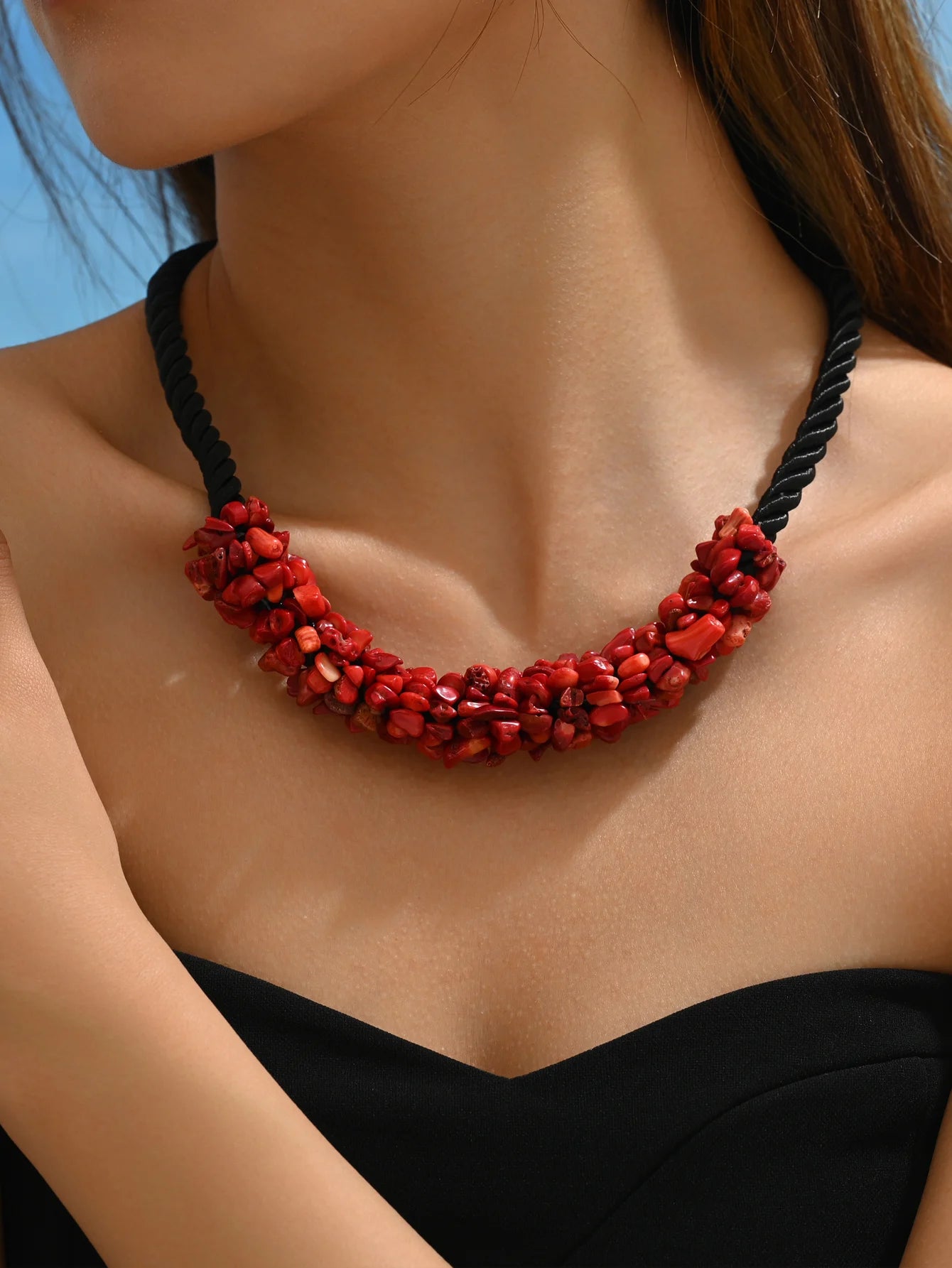 Collar Boho Brillo Artesanal