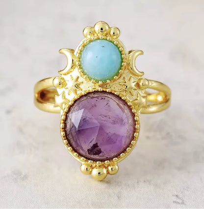 Anillos con piedras naturales