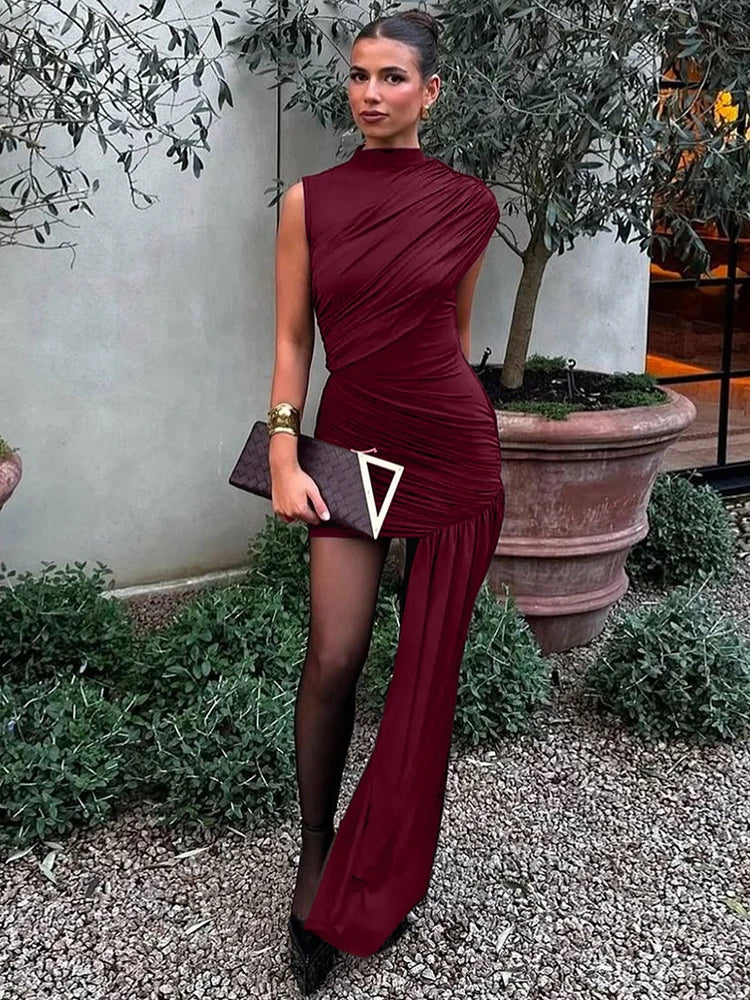 Vestido ajustado elegante sin mangas